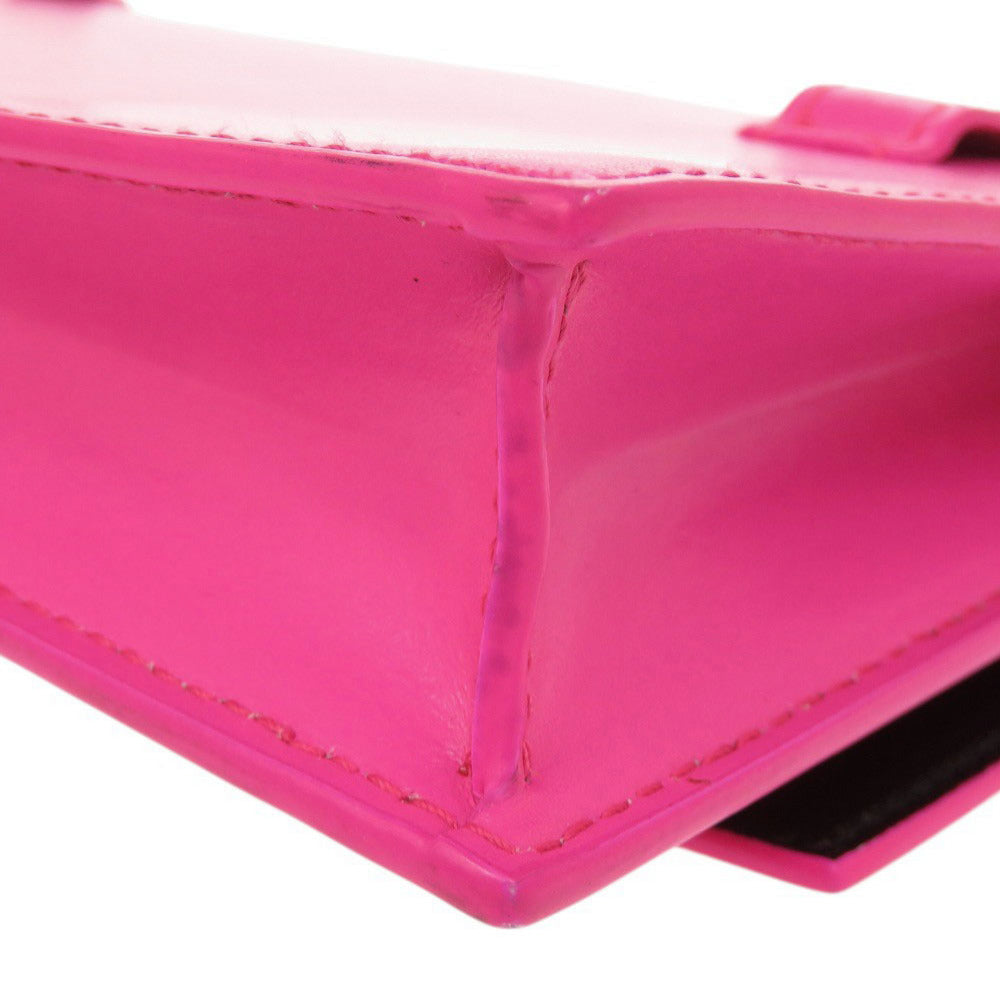 BALENCIAGA Waist bag leather pink Sharp XS