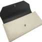 BALENCIAGA Long Wallet Purse 736732 leather white ENVELOPE