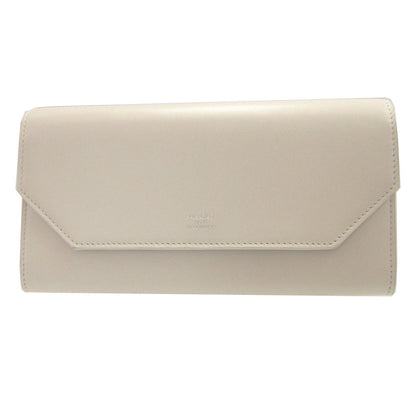 BALENCIAGA Long Wallet Purse 736732 leather white ENVELOPE