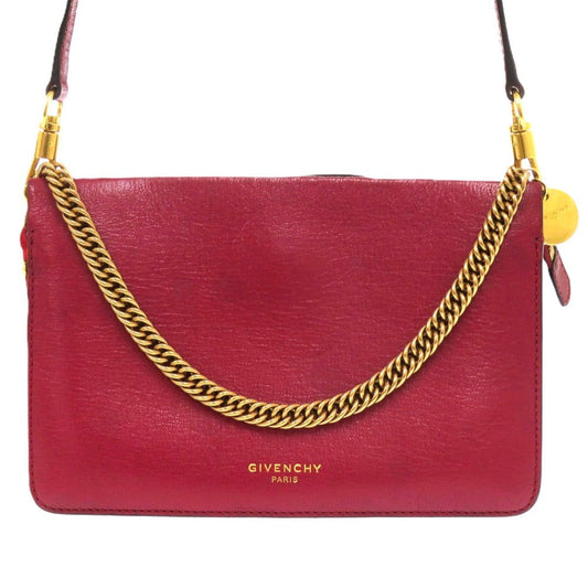 GIVENCHY Shoulder Bag KU C 0138 leather Bordeaux CROSS3 2way