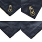 BALENCIAGA Clutch bag Leather, Goatskin Navy Metal Edge Goatskin