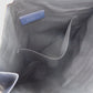 BALENCIAGA Clutch bag Leather, Goatskin Navy Metal Edge Goatskin