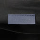 BALENCIAGA Clutch bag Leather, Goatskin Navy Metal Edge Goatskin