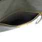 BALENCIAGA Clutch bag Leather, Goatskin gray Metal Edge Goatskin