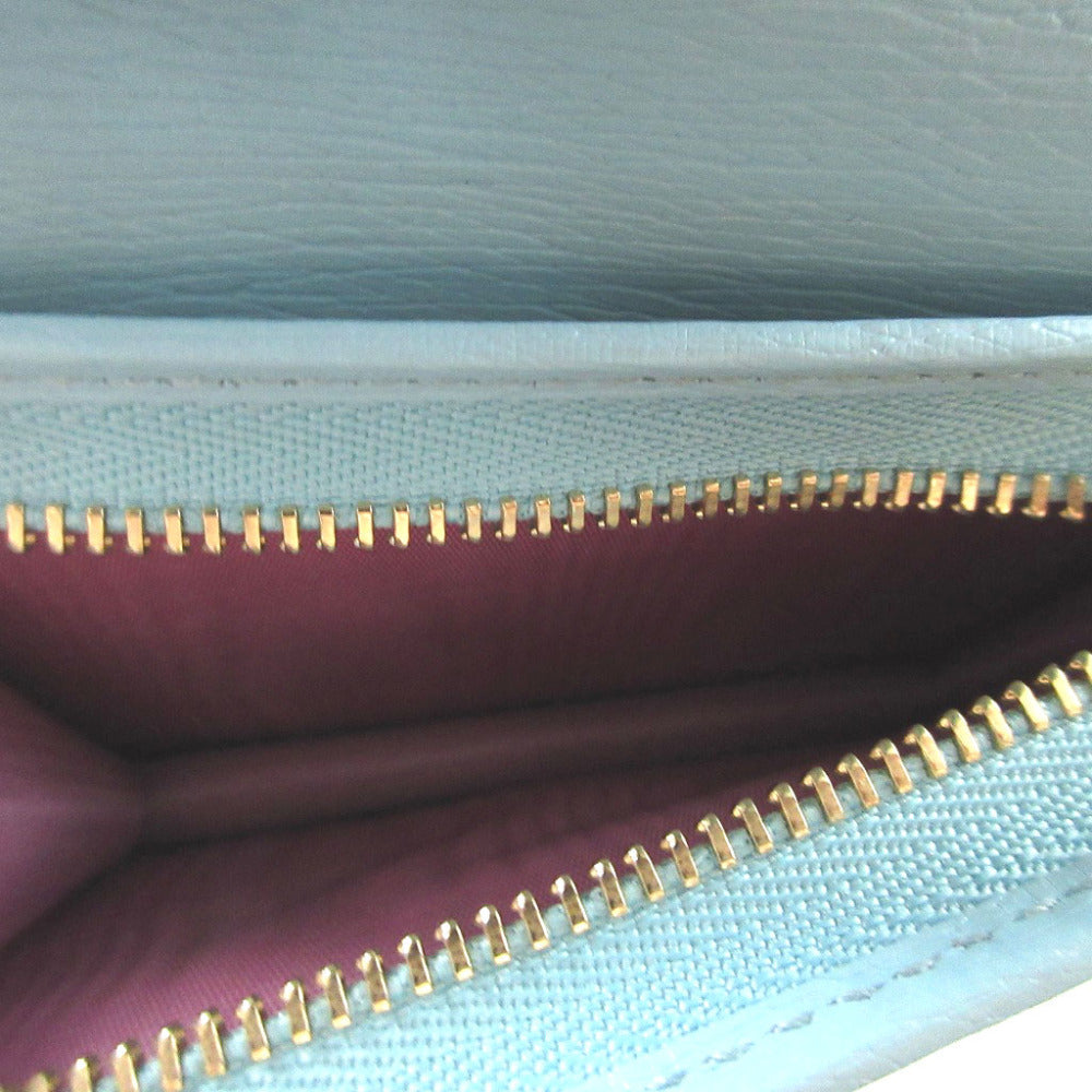 GUCCI Bifold Wallet 701009 leather blue Bananya