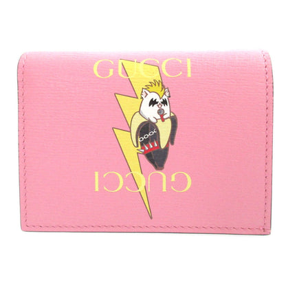 GUCCI Bifold Wallet 701009 leather pink Bananya