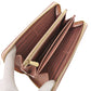 LOUIS VUITTON Long Wallet Purse M81708 lambskin Rose gold Monogram emboss Women Used Authentic