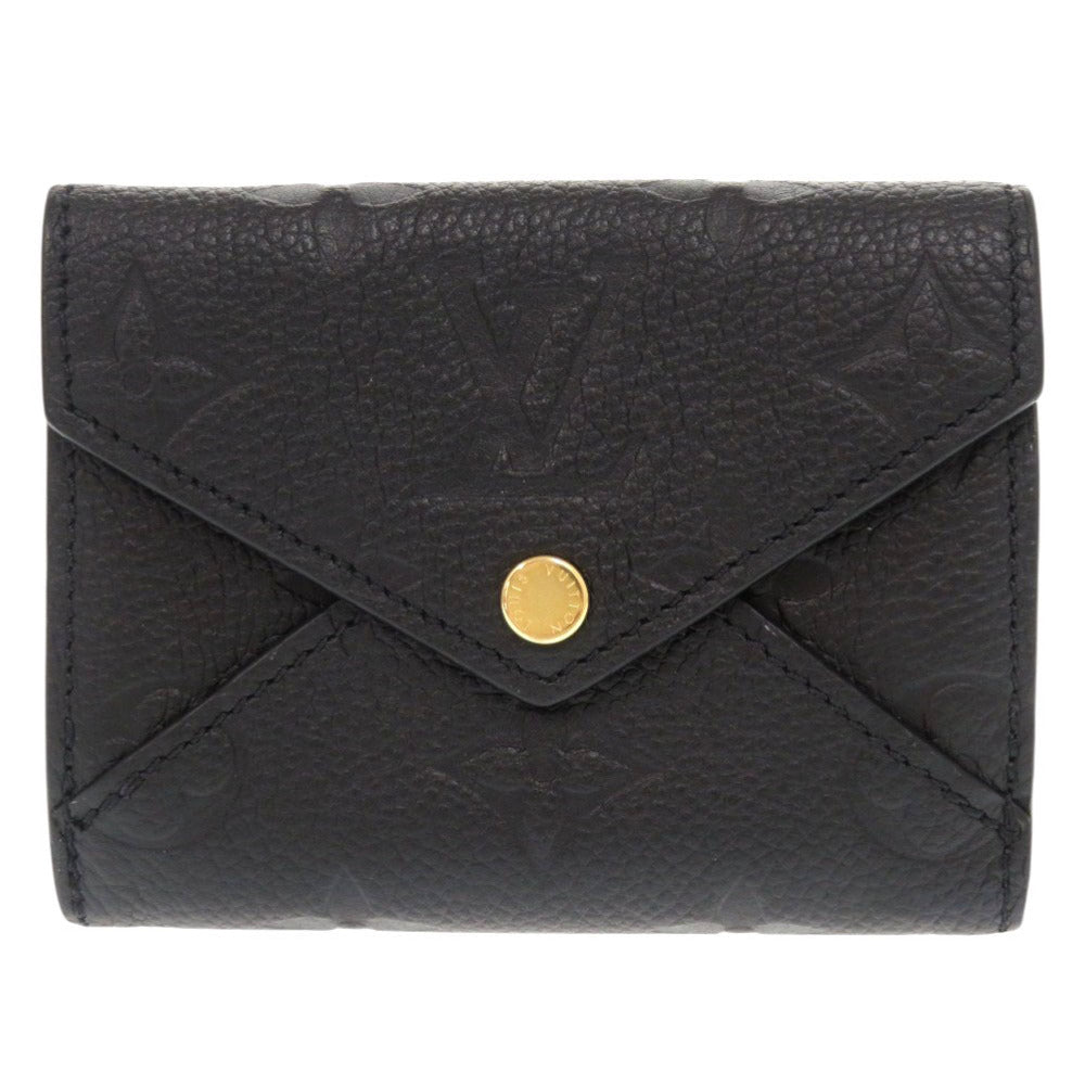 LOUIS VUITTON Tri-fold wallet M82133 Monogram Ann Platt Noir Monogram Ann Platt Portefeuille Celeste