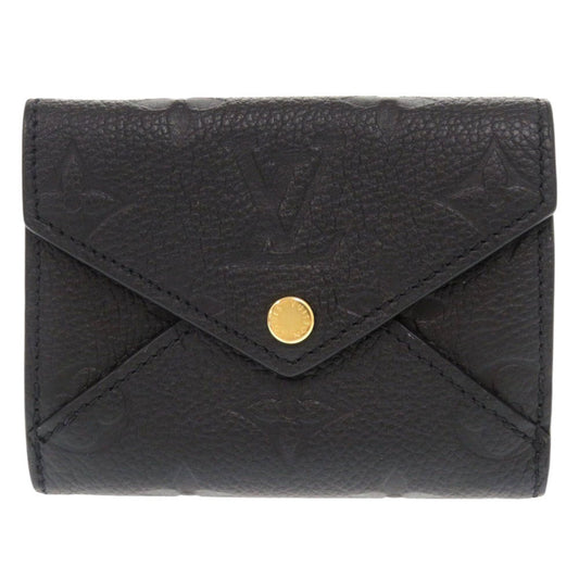 LOUIS VUITTON Tri-fold wallet M82133 Monogram Ann Platt Noir Monogram Ann Platt Portefeuille Celeste