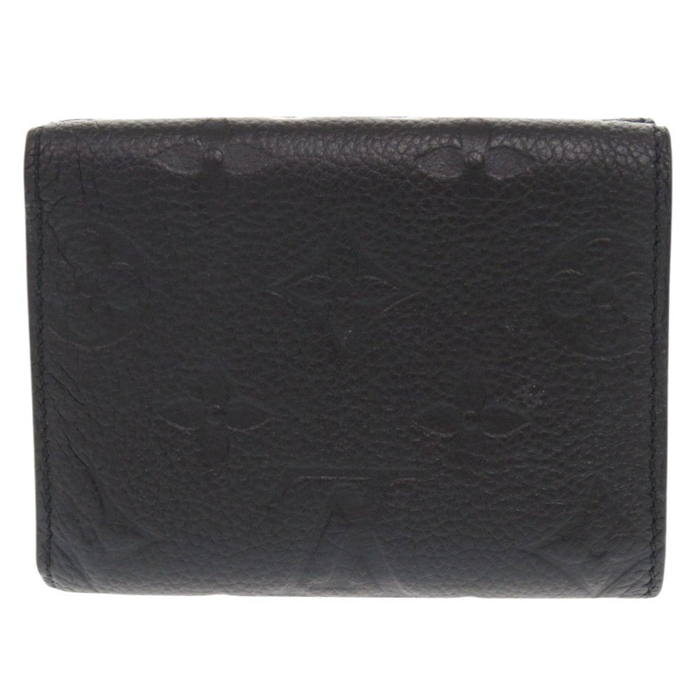 LOUIS VUITTON Tri-fold wallet M82133 Monogram Ann Platt Noir Monogram Ann Platt Portefeuille Celeste