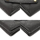 LOUIS VUITTON Tri-fold wallet M82133 Monogram Ann Platt Noir Monogram Ann Platt Portefeuille Celeste