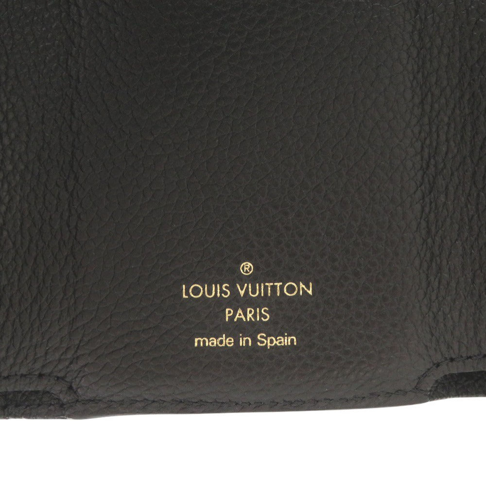 LOUIS VUITTON Tri-fold wallet M82133 Monogram Ann Platt Noir Monogram Ann Platt Portefeuille Celeste