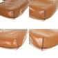 CELINE Shoulder Bag Leather, Embossed Leather Camel