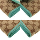 GUCCI Shoulder Bag 117594 GG canvas Blue type Bamboo Women Used Authentic