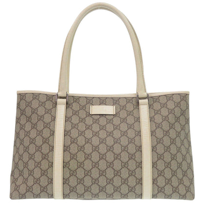 GUCCI Tote Bag 114595 PVC beige