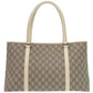 GUCCI Tote Bag 114595 PVC beige