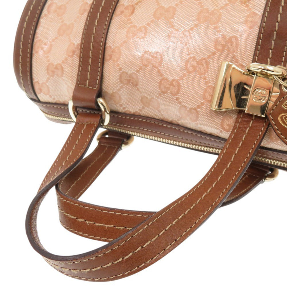 GUCCI Handbag 181485 Crystal GG pink beige Duchessa