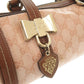 GUCCI Handbag 181485 Crystal GG pink beige Duchessa