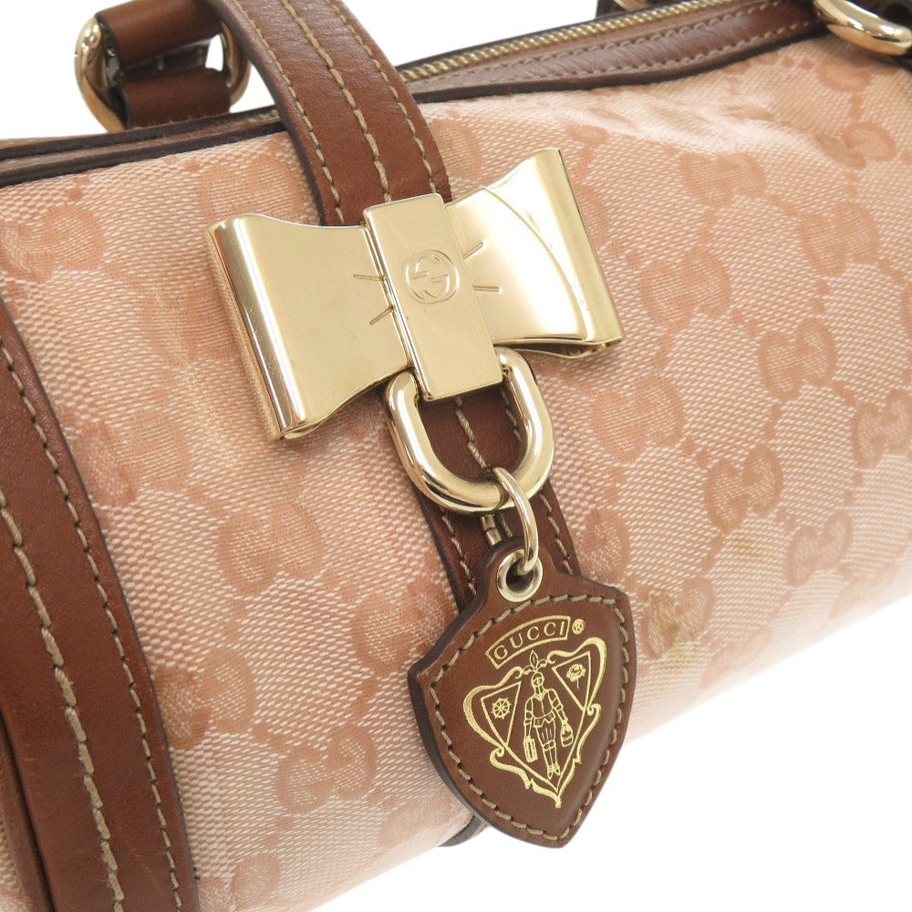 GUCCI Handbag 181485 Crystal GG pink beige Duchessa