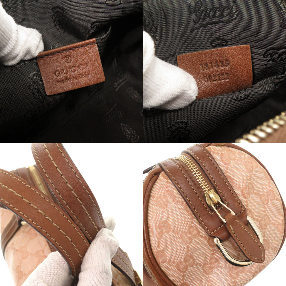 GUCCI Handbag 181485 Crystal GG pink beige Duchessa