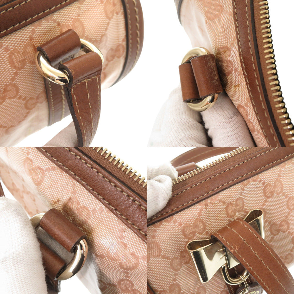 GUCCI Handbag 181485 Crystal GG pink beige Duchessa