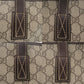 GUCCI Tote Bag 211186 PVC beige Shoulder Bag handbag GG Supreme Women Used Authentic