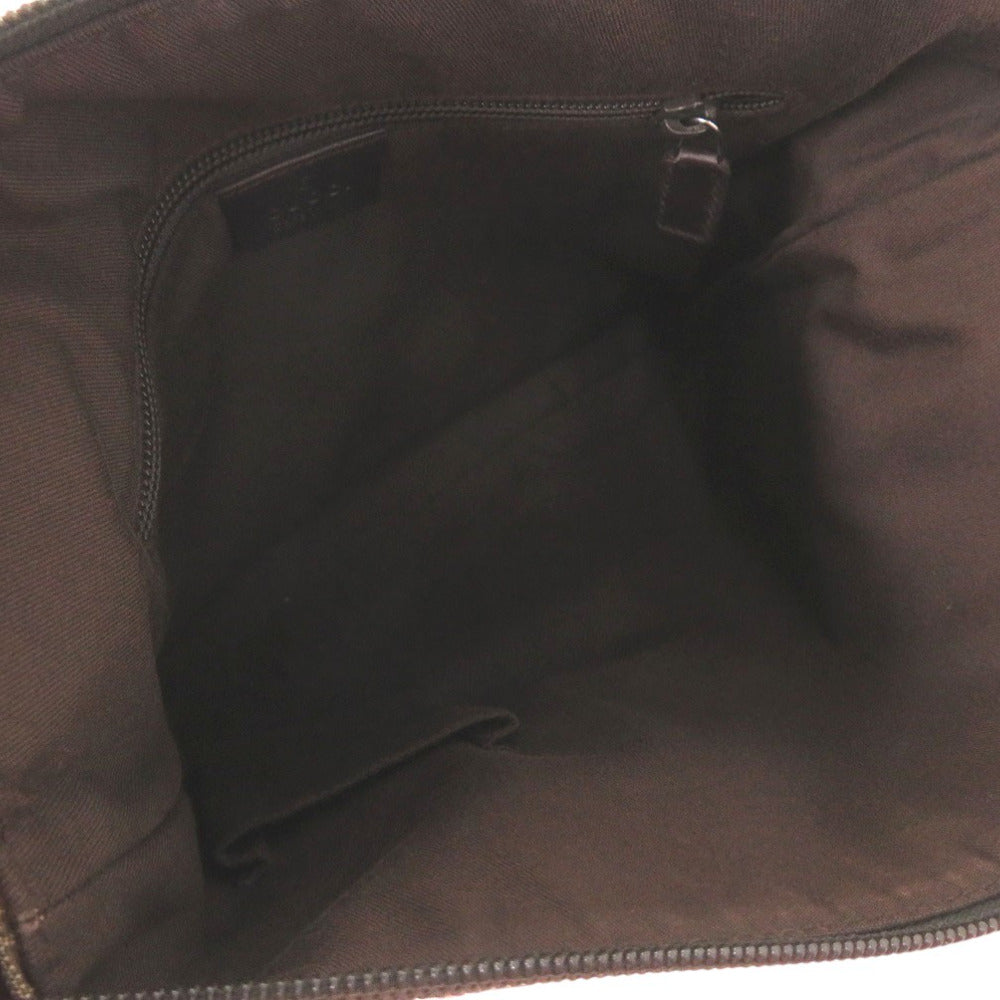 GUCCI Shoulder Bag 145857 GG canvas Brown Sacoche GG pattern all-over pattern Crossbody Women Used Authentic