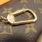 LOUIS VUITTON Coin case M62650 Monogram canvas Brown Monogram Pochette Cre