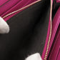 GUCCI Long Wallet Purse 323397 leather purple Zip Around Guccisima Women Used Authentic
