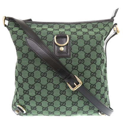 GUCCI Shoulder Bag 272400 GG canvas, leather green Abbey
