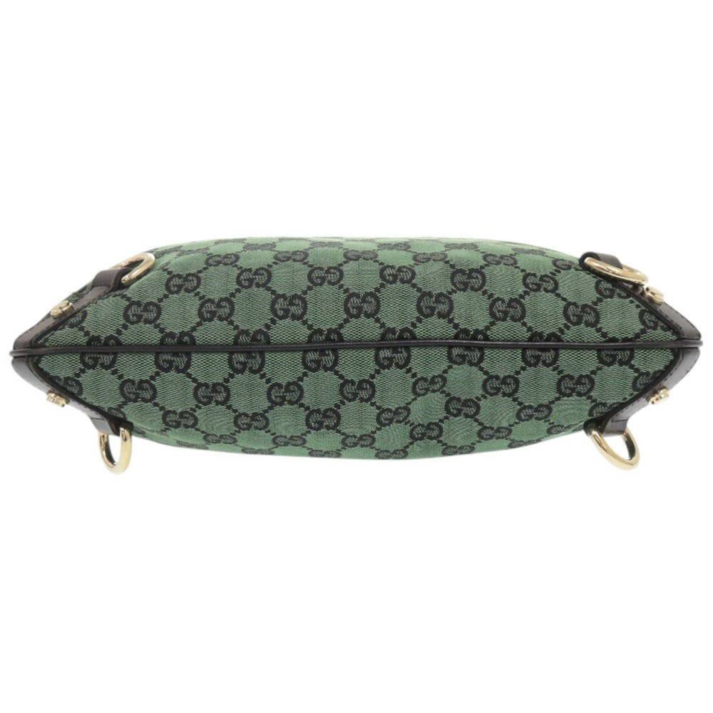 GUCCI Shoulder Bag 272400 GG canvas, leather green Abbey