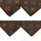 LOUIS VUITTON Bifold Wallet M61663 Monogram canvas Brown Monogram Porto Monevier Vienova