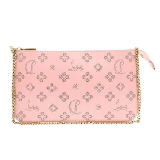 Christian Louboutin Shoulder Bag 3225038 leather pink Rubira Zip Up