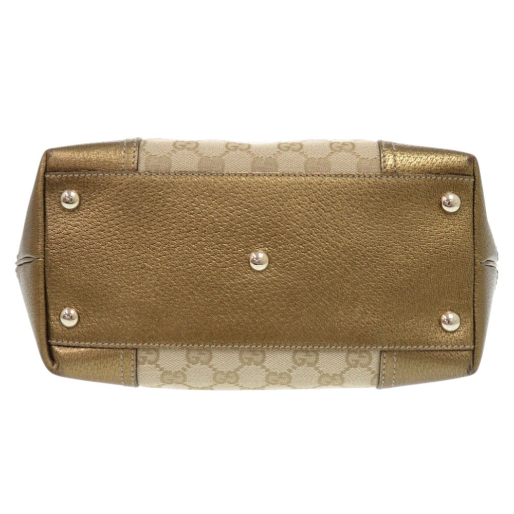 GUCCI Tote Bag 181779 GG canvas beige Pretty