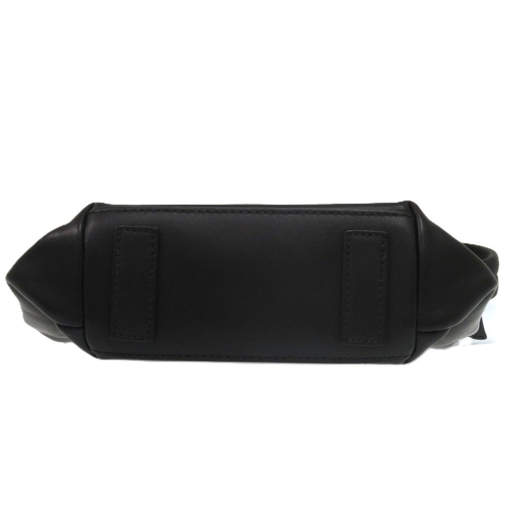 PRADA Shoulder Bag leather black