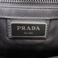 PRADA Shoulder Bag leather black