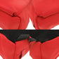 FENDI Backpack 7VZ012 Nylon, Leather Red monster