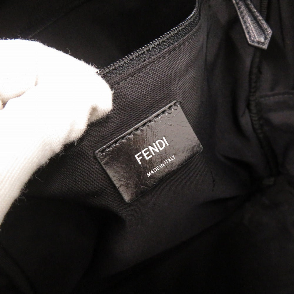 FENDI Backpack 7VZ012 Nylon, Leather Red monster