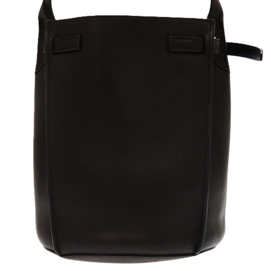 CELINE Shoulder Bag leather black Big bag Bucket