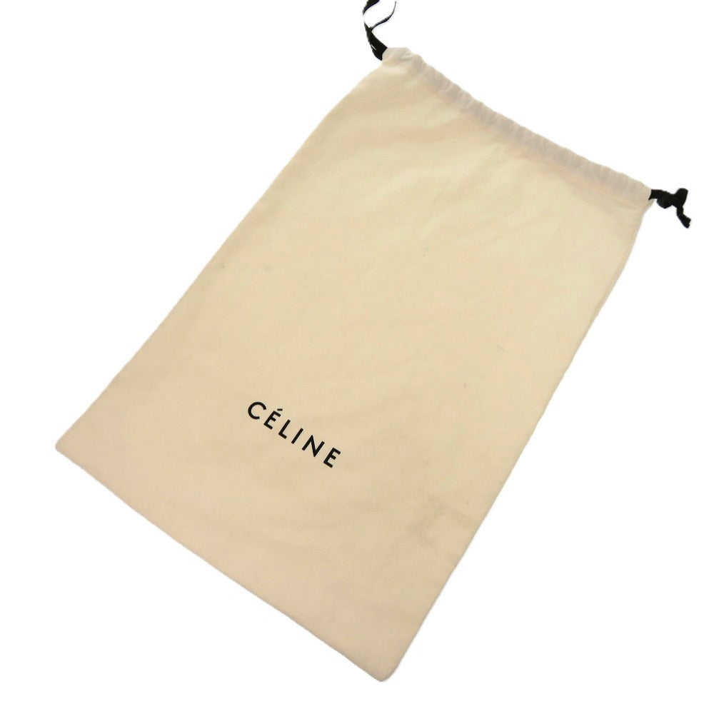 CELINE Shoulder Bag leather black Big bag Bucket