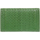 PRADA Bifold Wallet 1M1438 Goat leather green