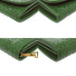 PRADA Bifold Wallet 1M1438 Goat leather green