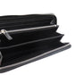 PRADA Long Wallet Purse 2ML317 leather black Soft Calf Triangle
