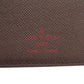 LOUIS VUITTON Long Wallet Purse N60825 Damier canvas Brown Damier Porte Cartes Credit