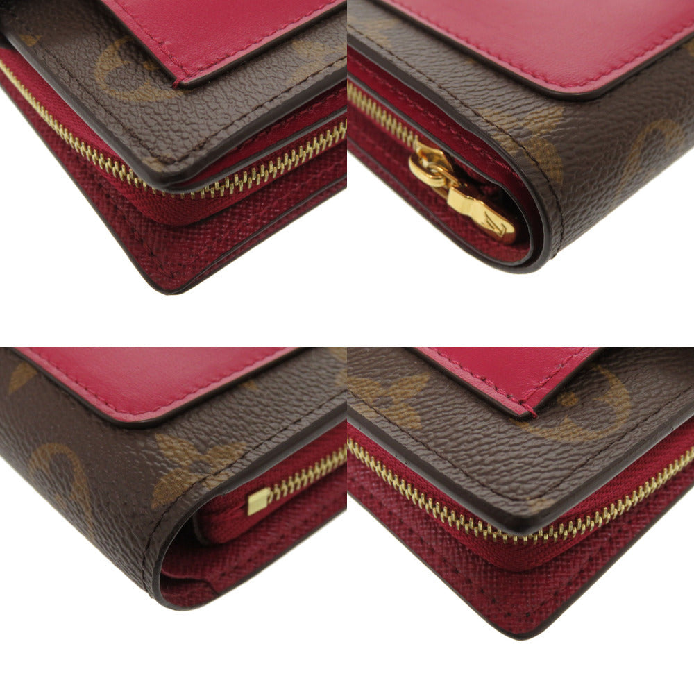 LOUIS VUITTON Bifold Wallet M69433 Monogram canvas Fuchsia Monogram Portefeuille Juliet