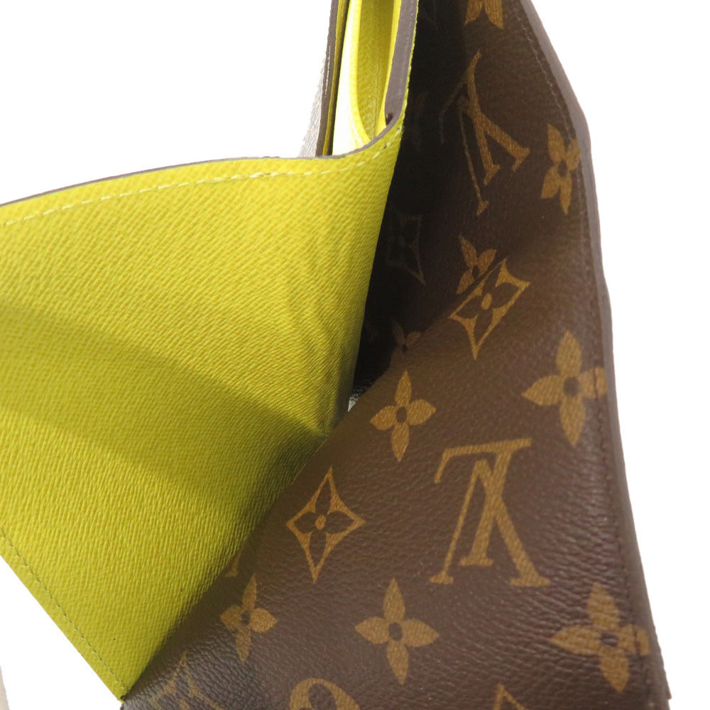 LOUIS VUITTON Tri-fold wallet M40627 Monogram Canvas, Epi Leather Pistachian Portefeuille Marie-Lou Compact