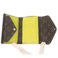 LOUIS VUITTON Tri-fold wallet M40627 Monogram Canvas, Epi Leather Pistachian Portefeuille Marie-Lou Compact