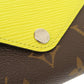 LOUIS VUITTON Tri-fold wallet M40627 Monogram Canvas, Epi Leather Pistachian Portefeuille Marie-Lou Compact