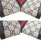 GUCCI Long Wallet Purse 523154 GG Supreme, Leather beige Ofidia