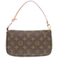 LOUIS VUITTON Pouch M51980 Monogram canvas Brown Monogram Pochette Accessoires